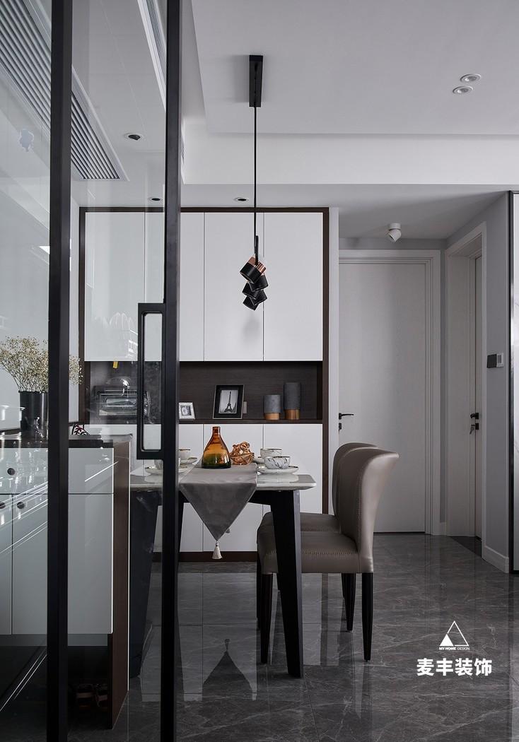 麦丰国际设计丨 90㎡现代简约家居,自然与理性的完美融合-10