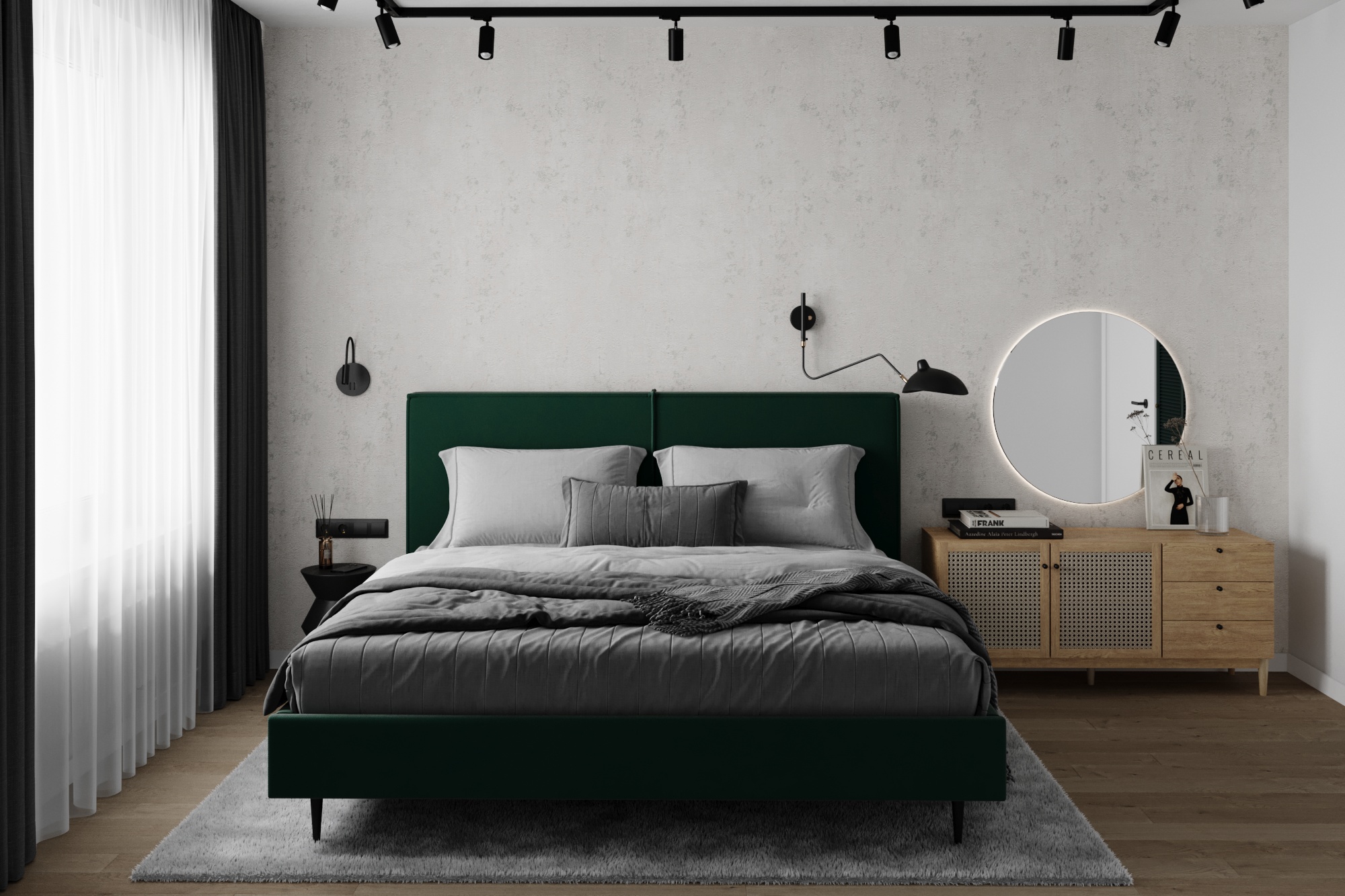 Minimalism apartment - 3D visualization-18