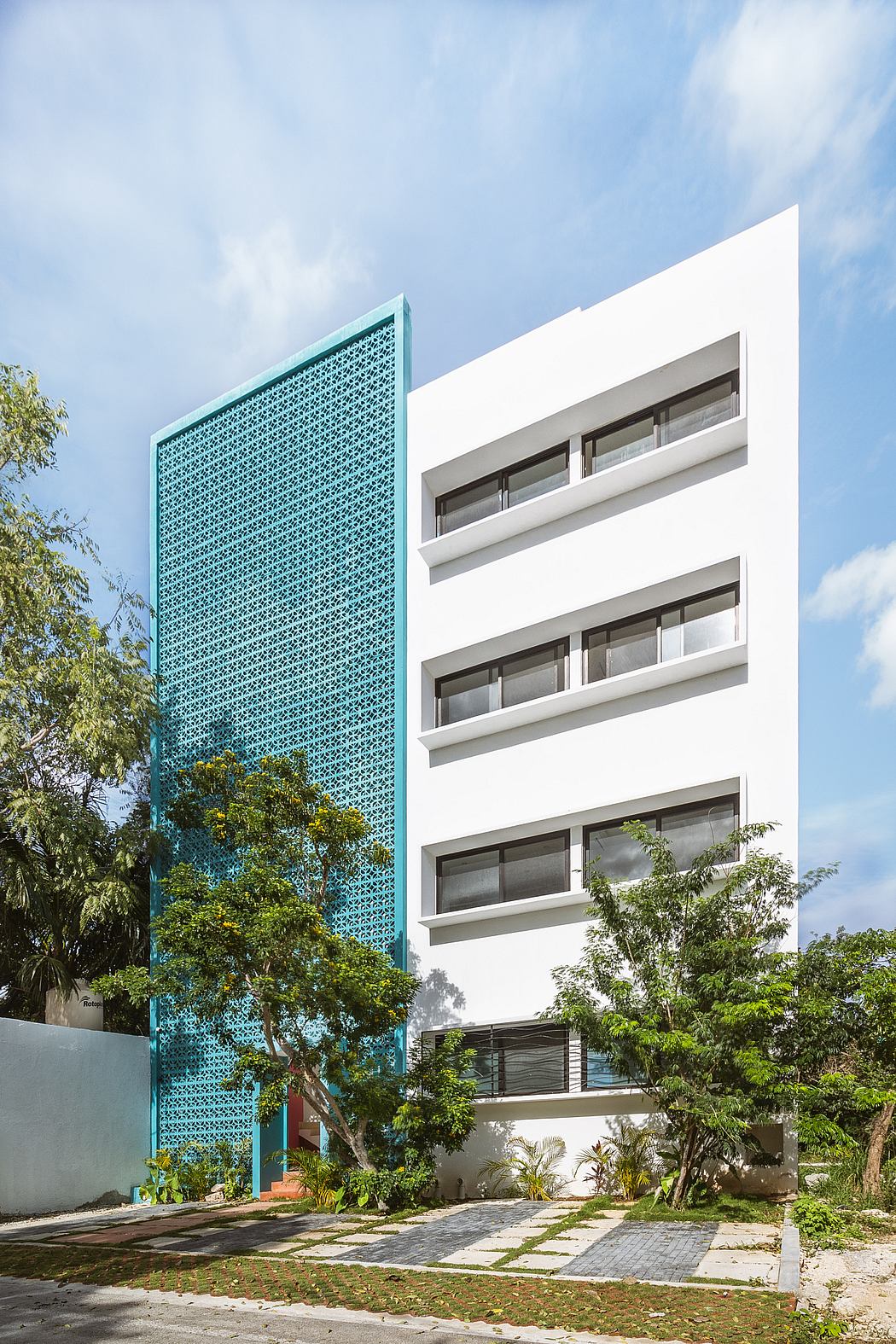 墨西哥蓝色卡门公寓丨Metro Arquitectos-8