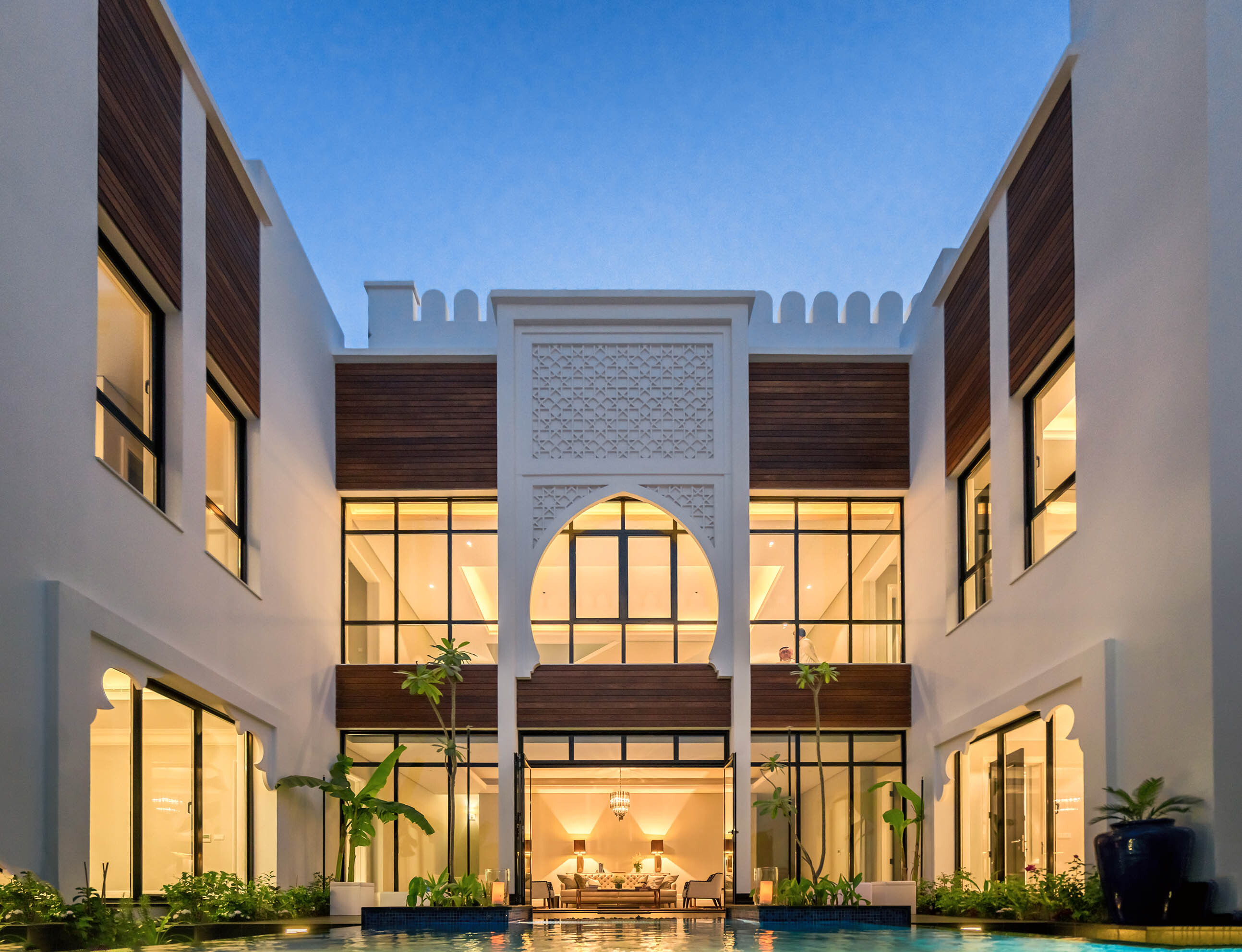 沙特阿拉伯现代住宅设计，融入伊斯兰文化元素-17