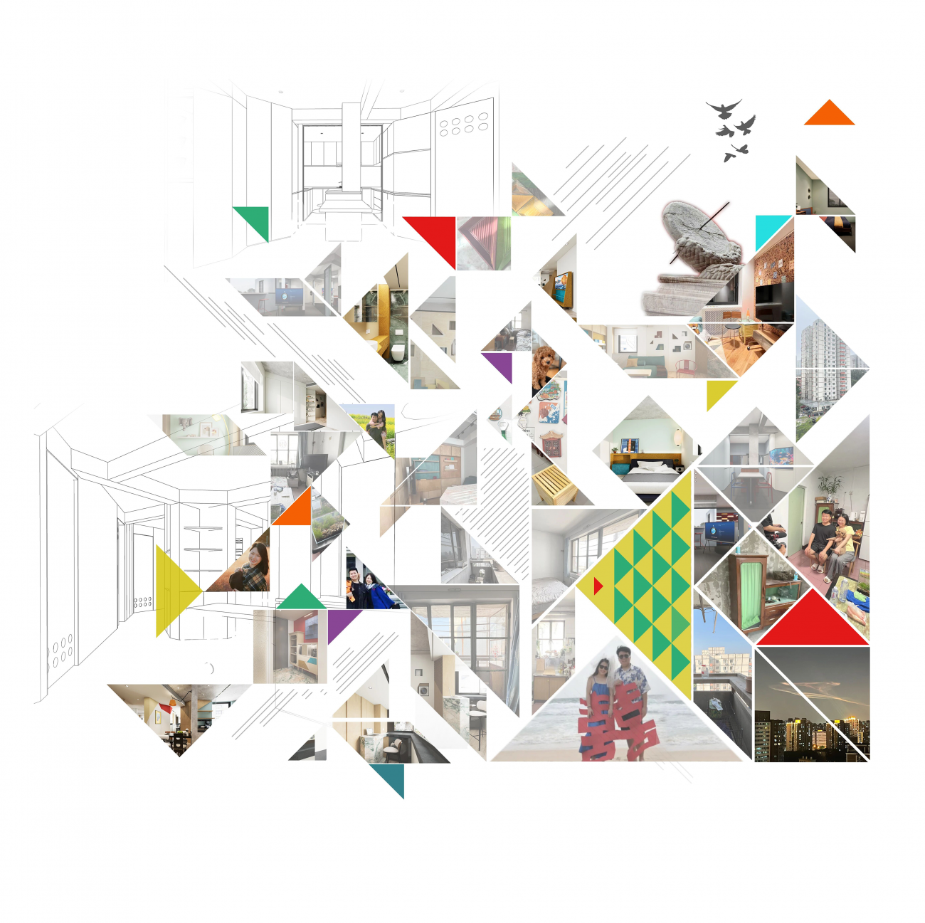 东方卫视《梦想改造家》第十二季·浓缩的三室一厅丨中国北京丨林琮然及团队(陆诩涵,焦馨锐等)-28