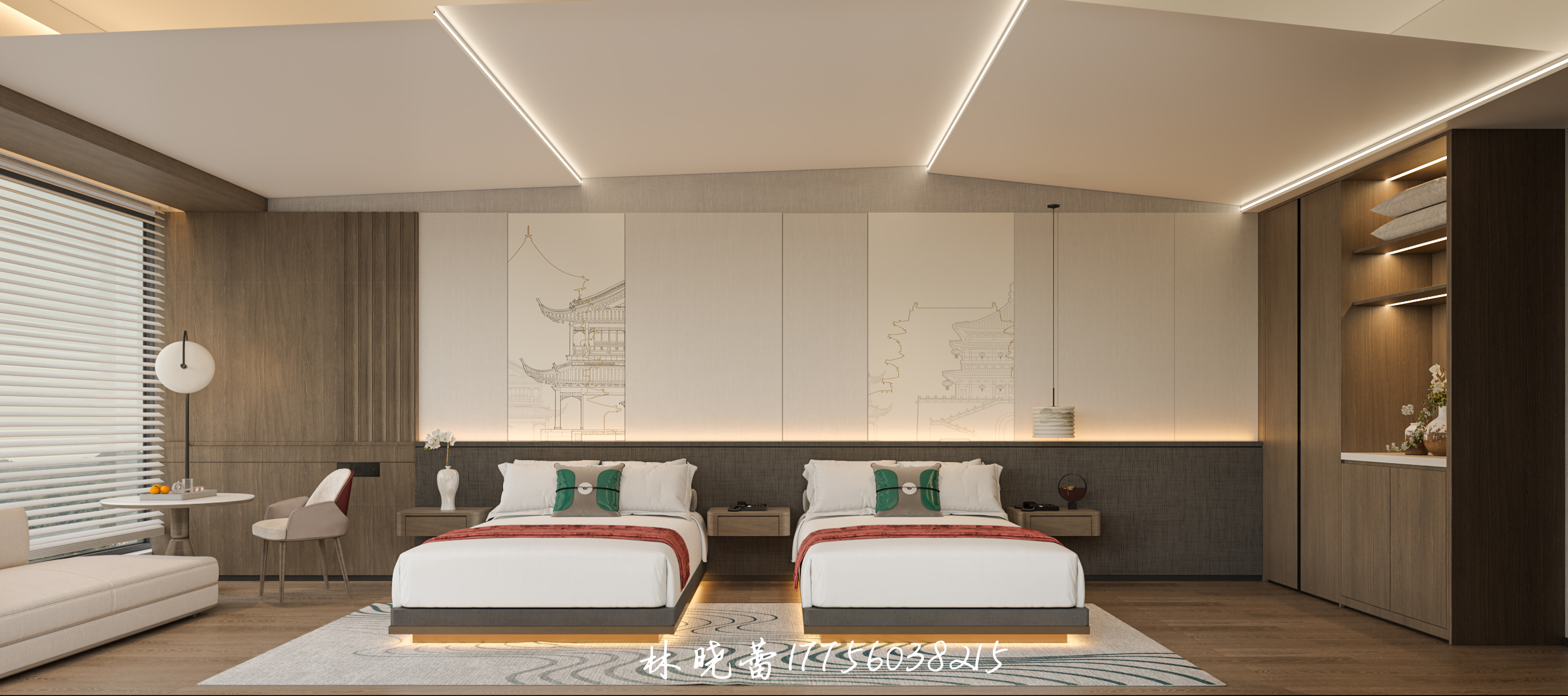 酒店客房设计--宾馆客房-1