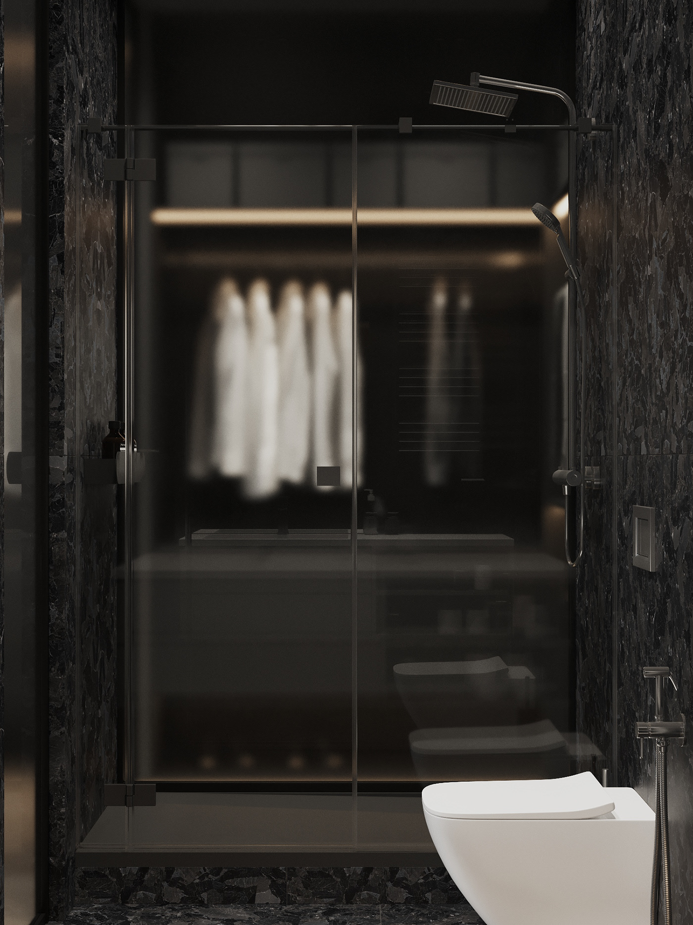 深灰色系空间设计                     -14