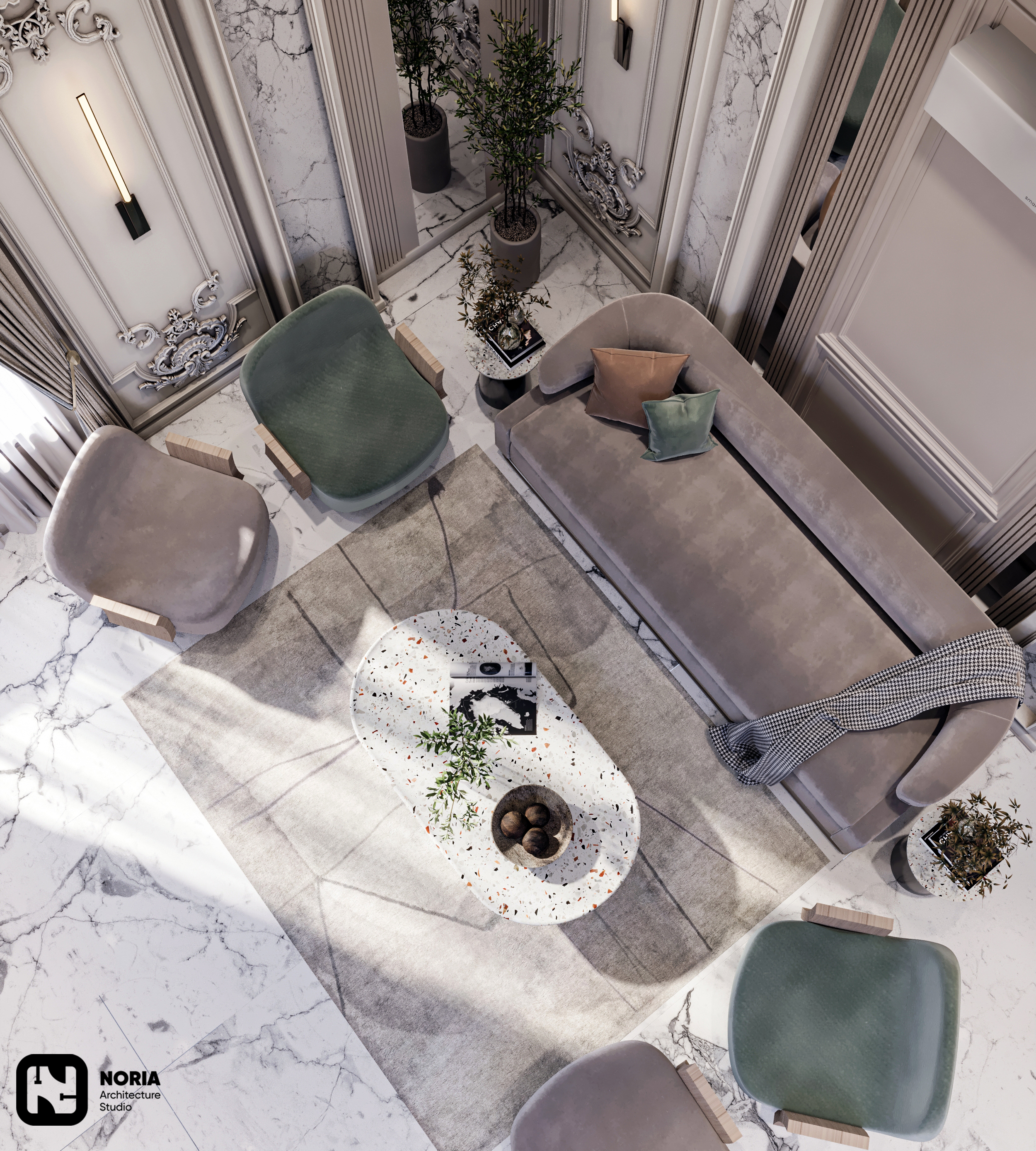 别墅接待厅丨沙特阿拉伯-9