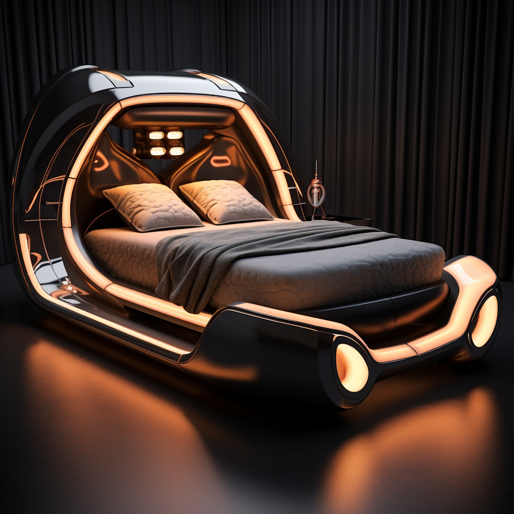 未来之梦:时尚科技床-8