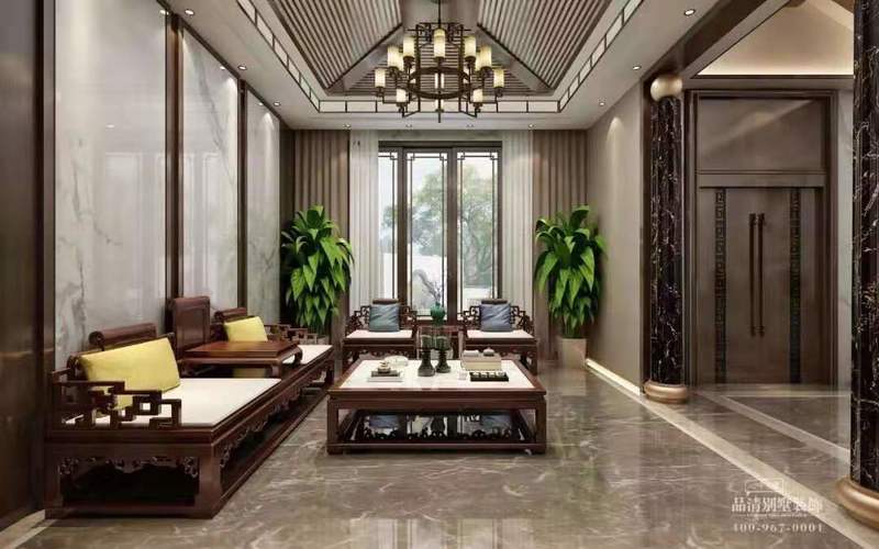 常州1200㎡独栋别墅新中式风格设计 | 融入自然,简约而不失典雅-17