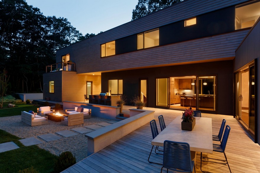 纽约东汉普顿现代节能住宅-26