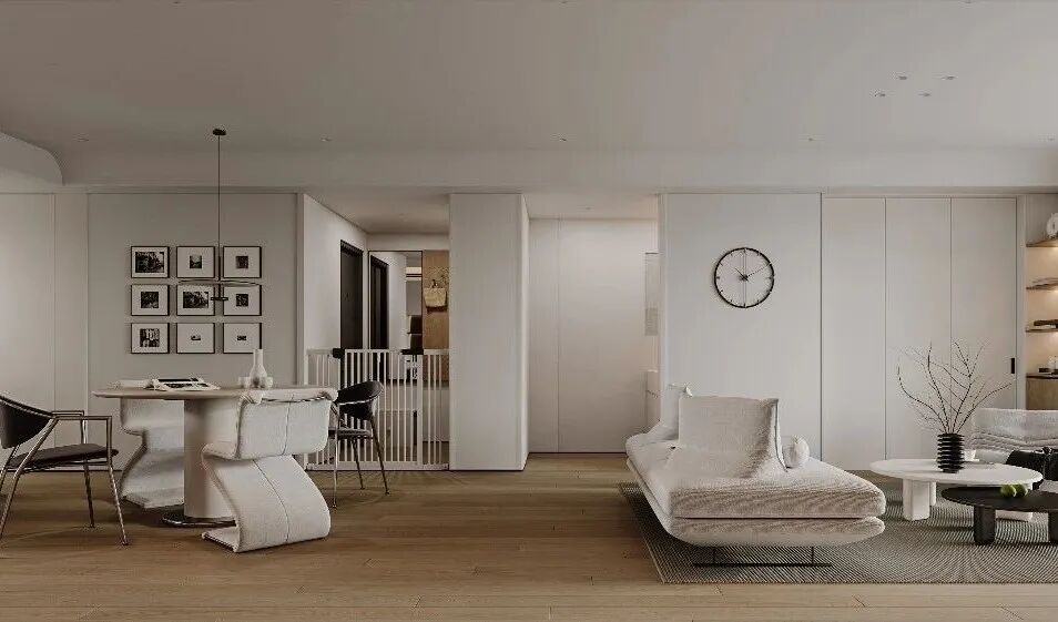 YUJINGDESIGN·现代极简&包豪斯，人宠和谐空间-0