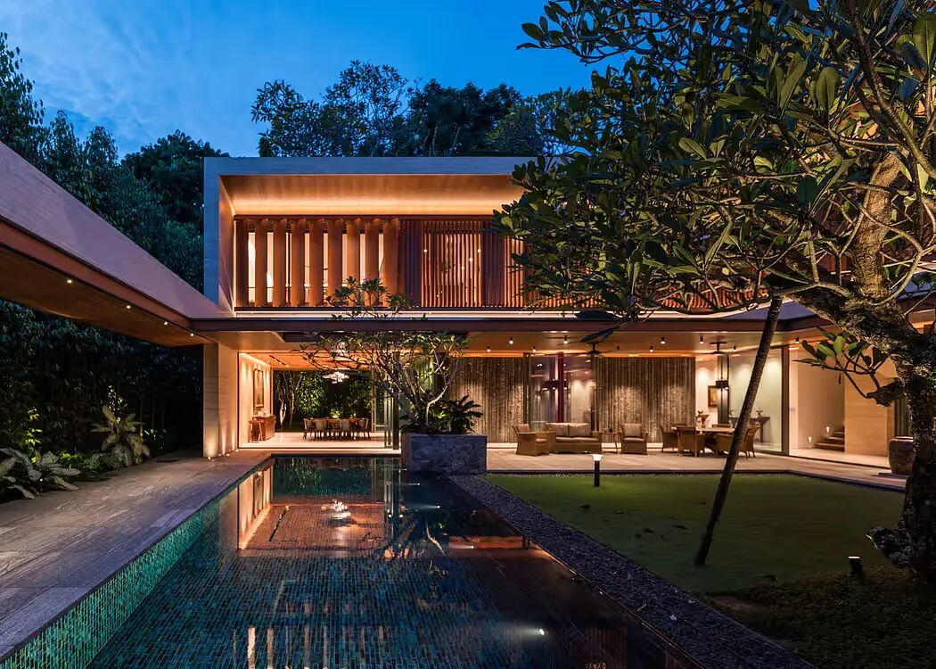 两个掩映在自然中的现代别墅-44