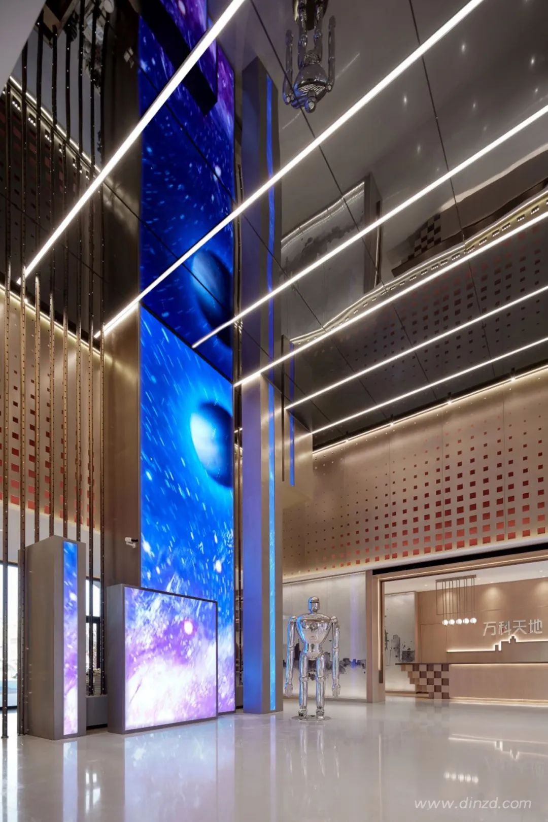 万科天地未来城 | 科幻艺术解构与融合的销售空间-13