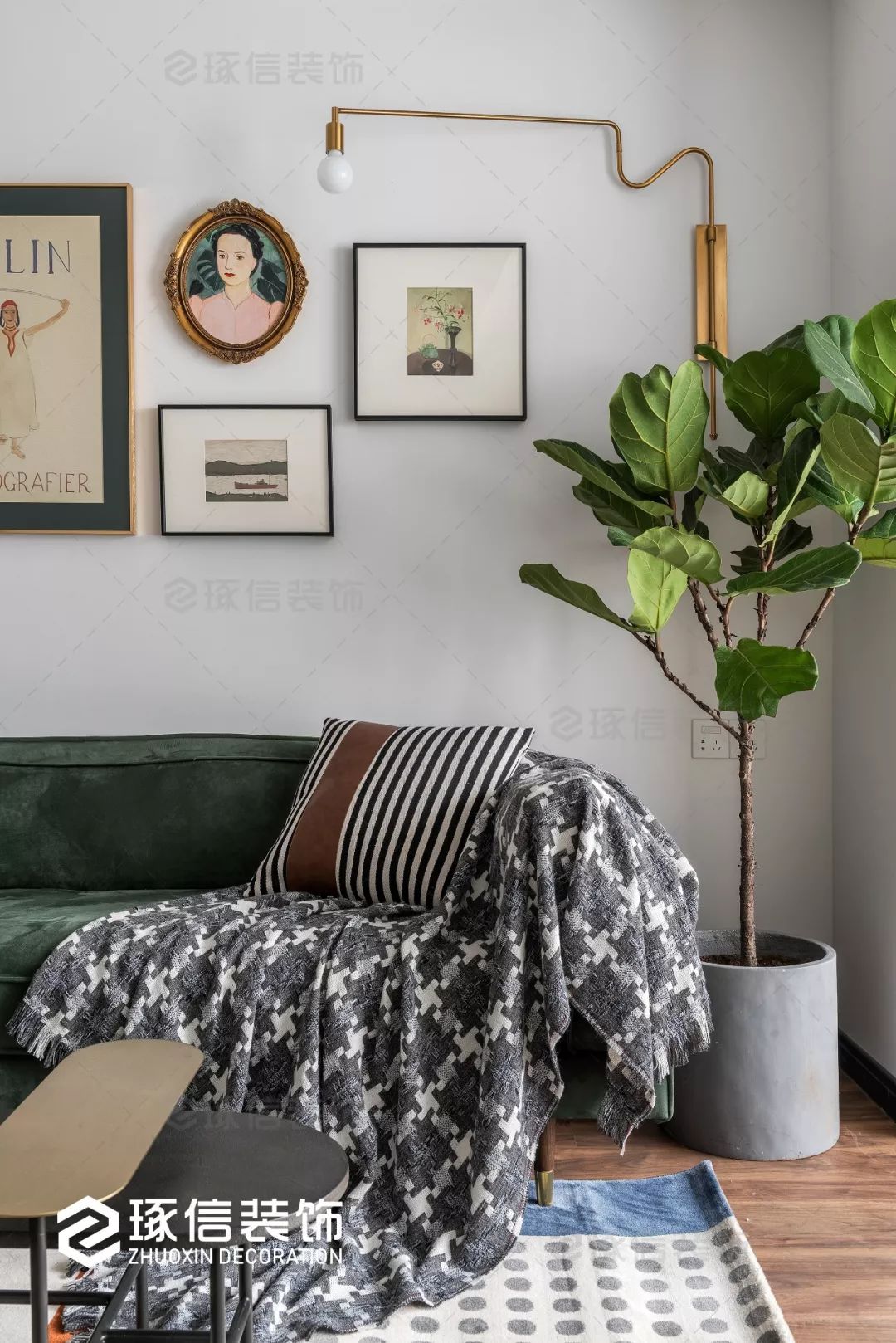 68㎡复古北欧风，小户型打造佛系女孩的惬意生活-40