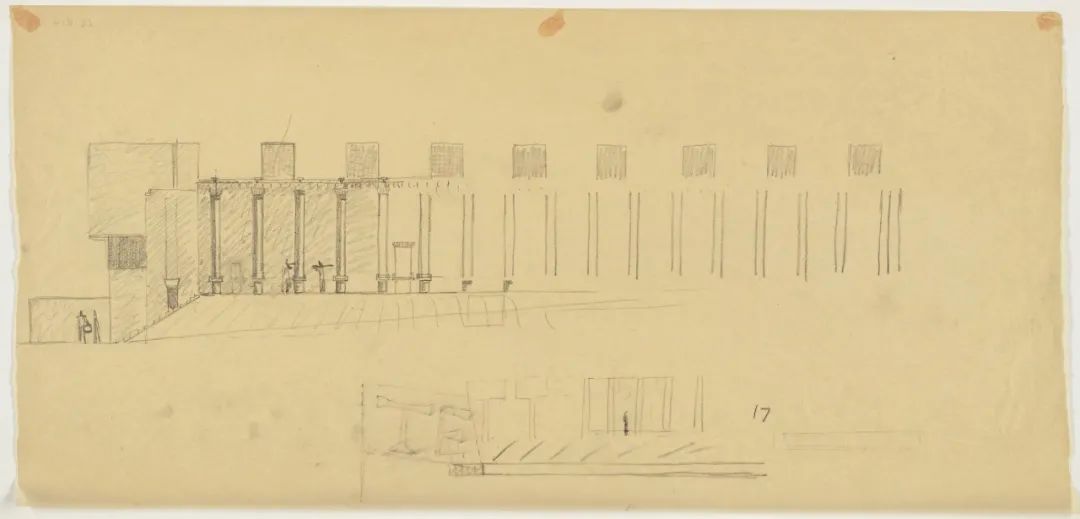 路易斯·康的建筑绘画-47