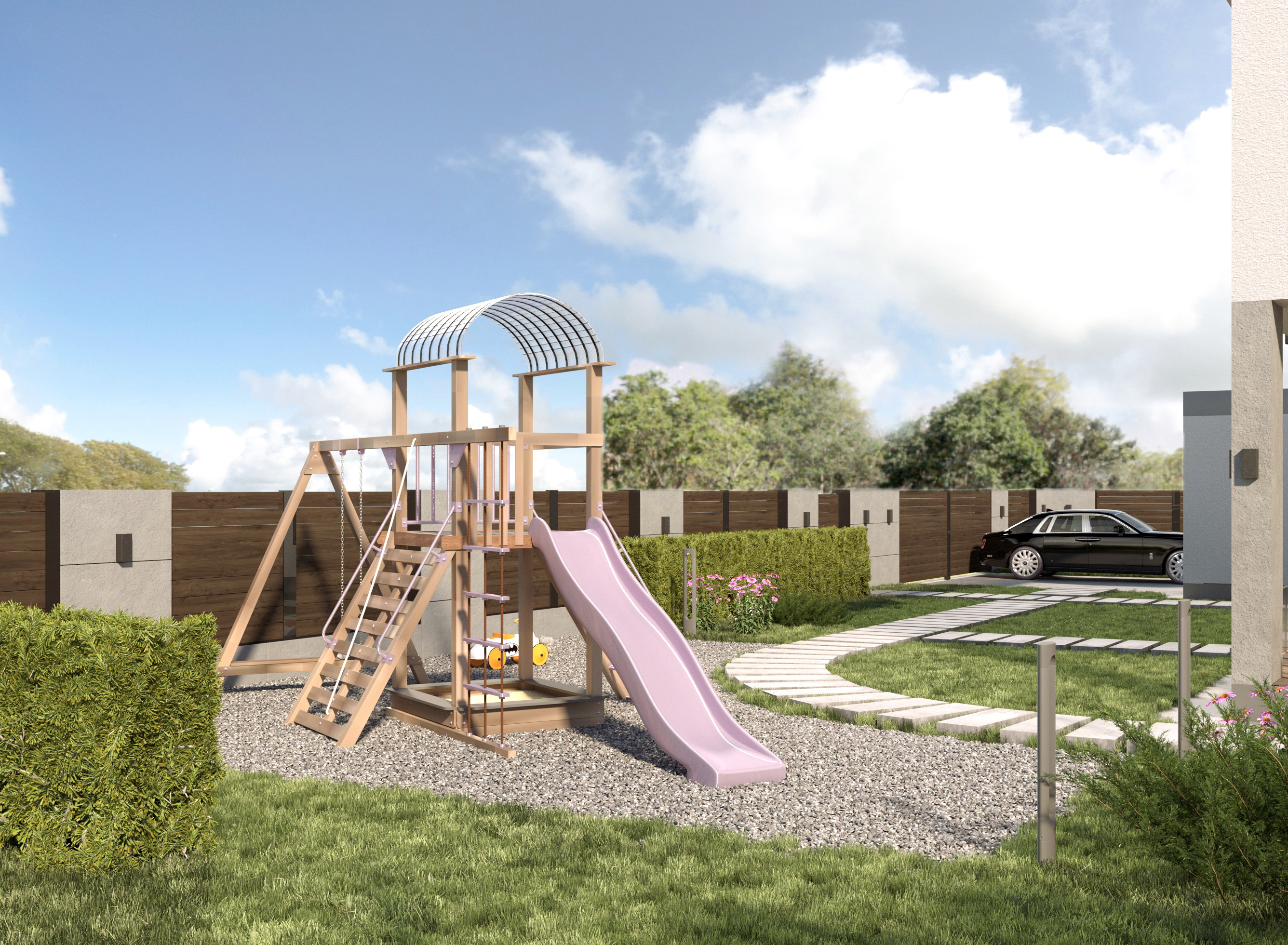 Дизайн – проект благоустройства приусадебного участка-8