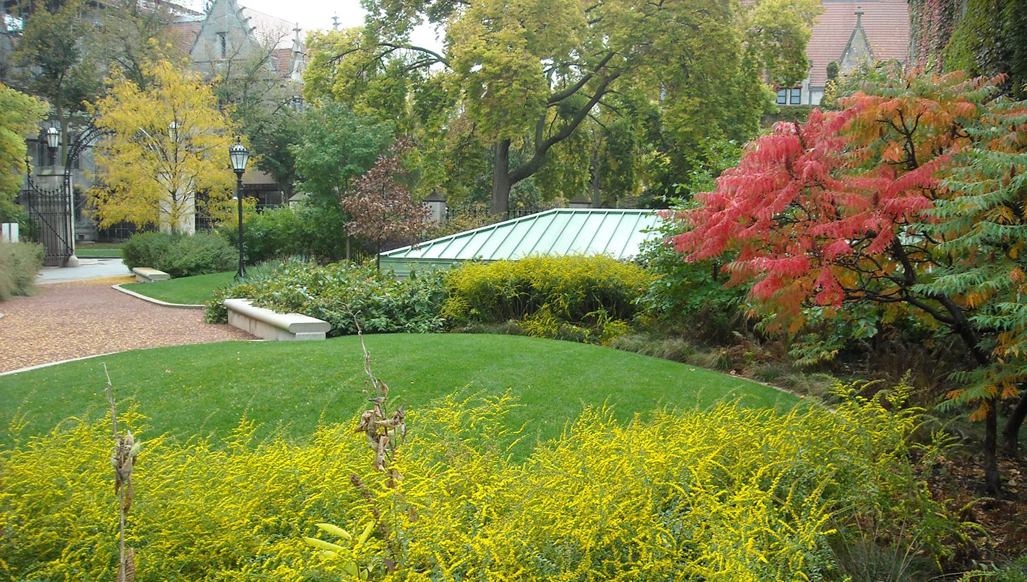 芝加哥大学 Cobb Gate 花园丨美国芝加哥丨大学委员会-2