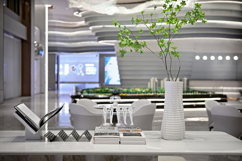 马鞍山中梁时代江来售楼处——自然意象与现代艺术的完美融合-11