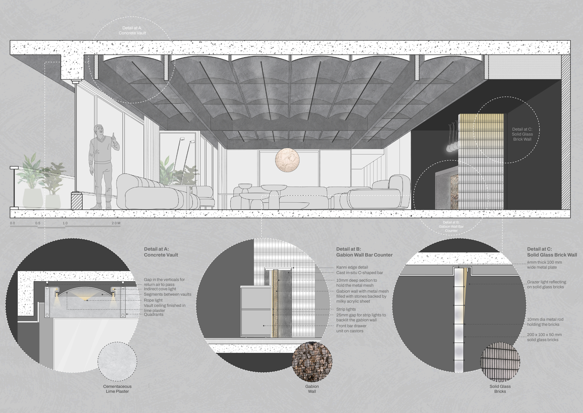 拱顶 B，W 房屋丨印度丨DIG Architects-15