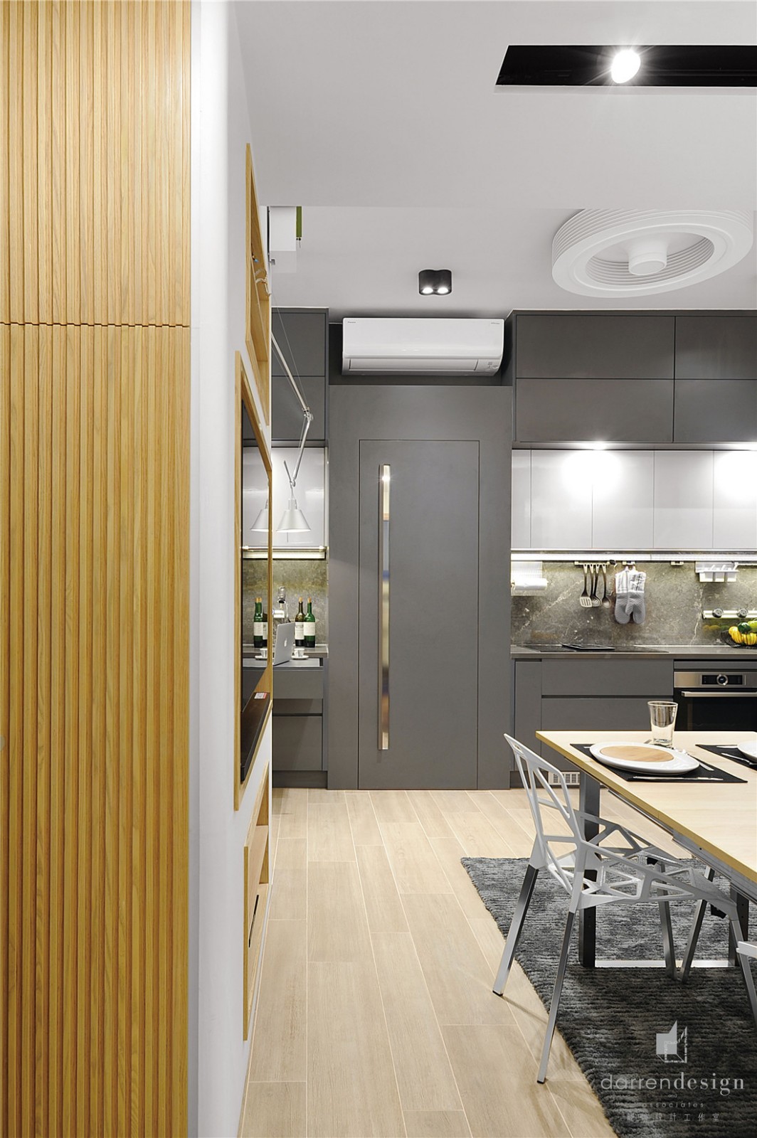 香港59m²收纳型二居室住宅  Darren Design-2