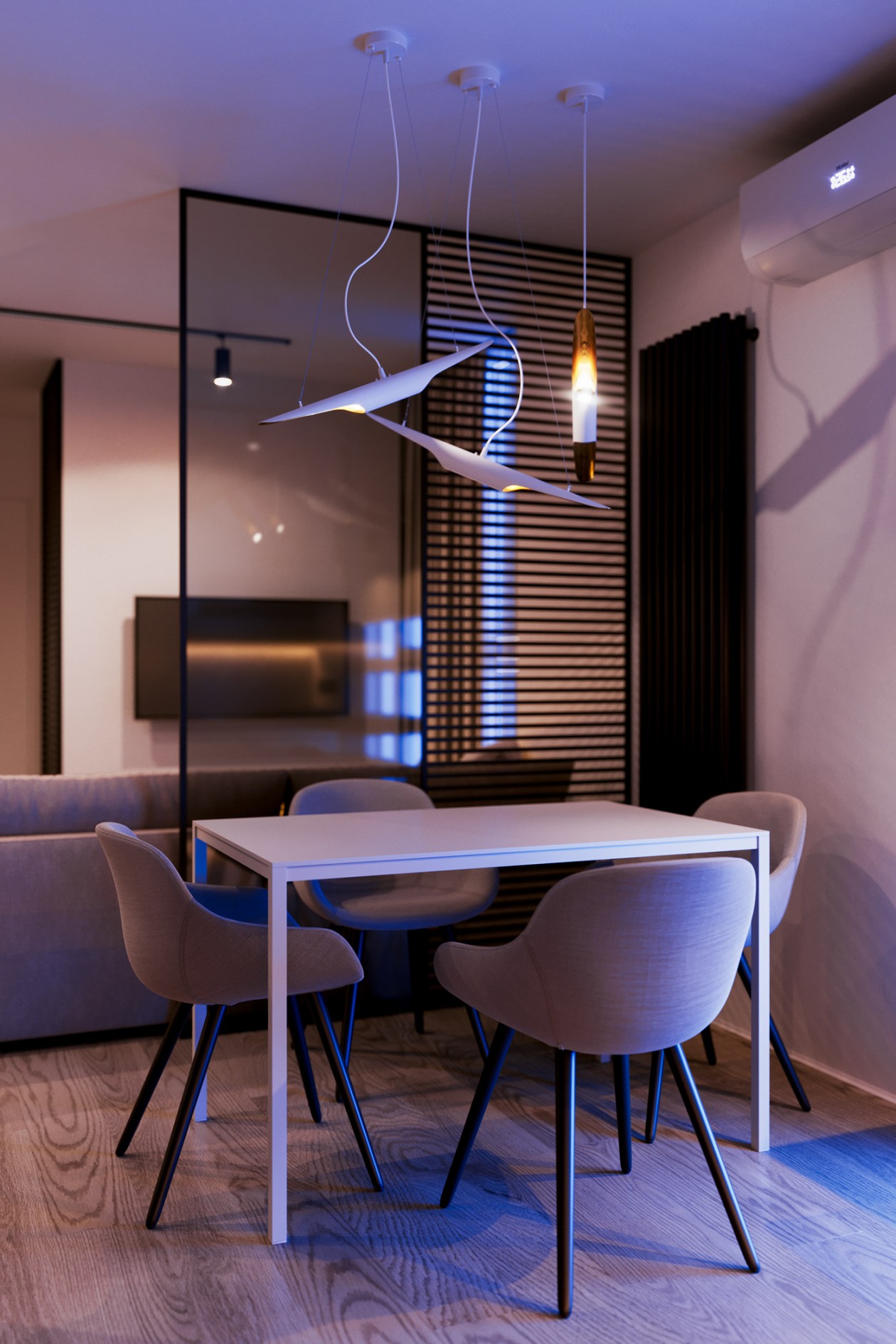 小两居 简约风格设计-8