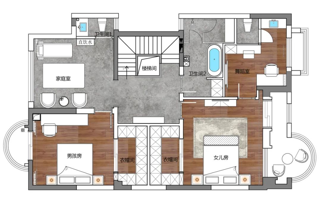 绛红之韵，山水之境——现代中式家居设计新诠释-21