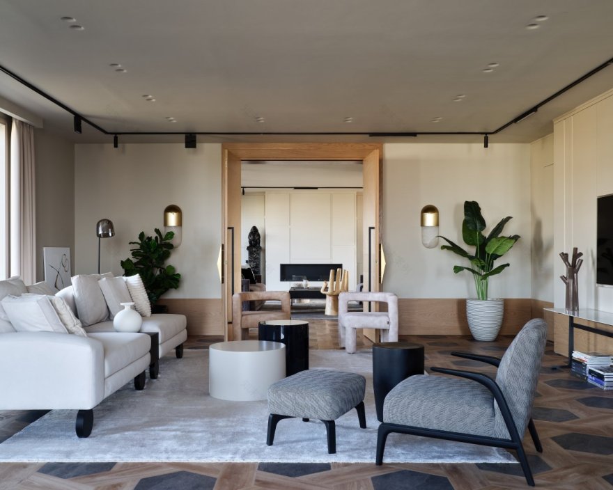 Japandi Bachelor 公寓丨JuliaChebotar-19