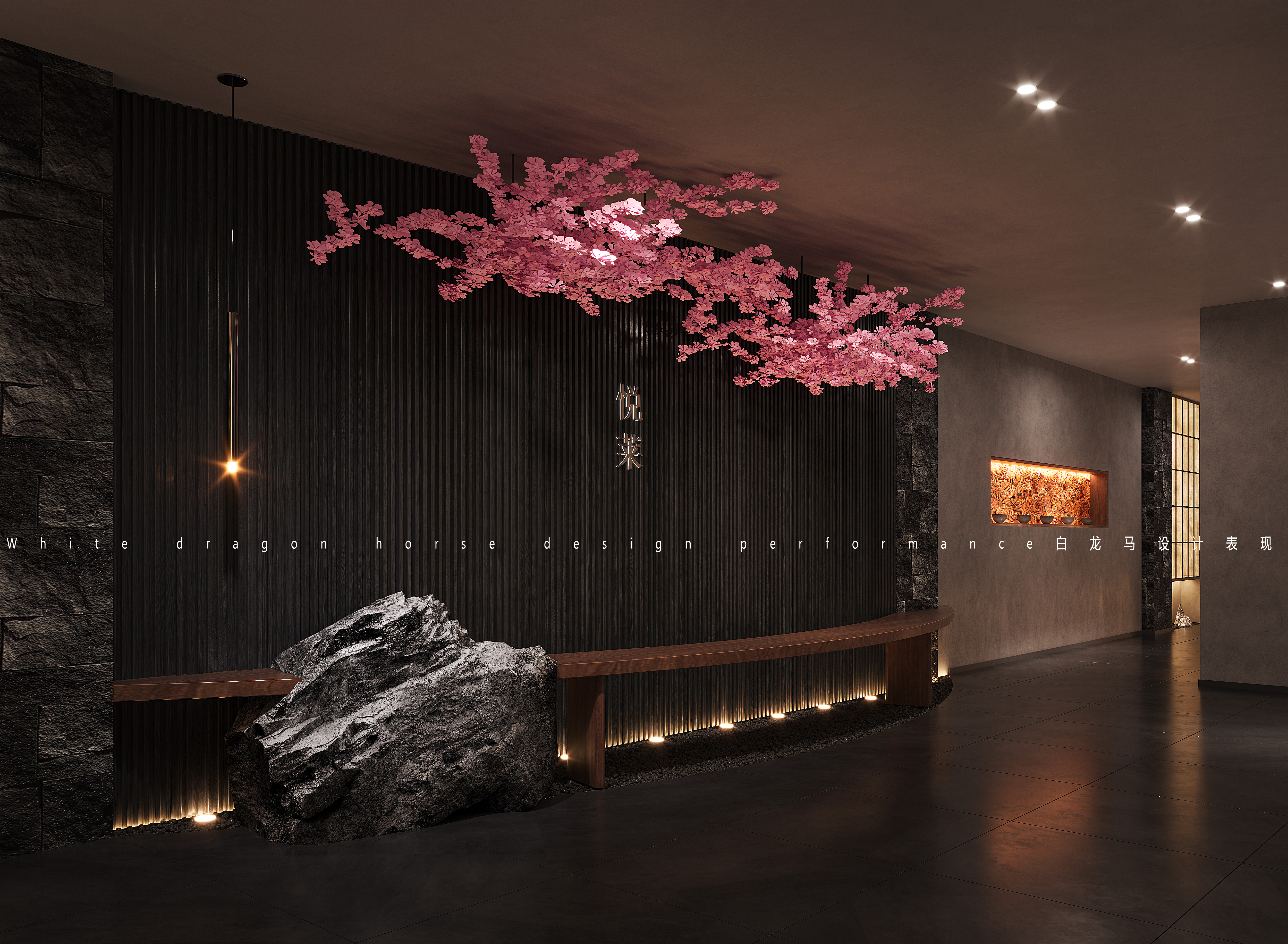 日式餐厅工装效果图-0