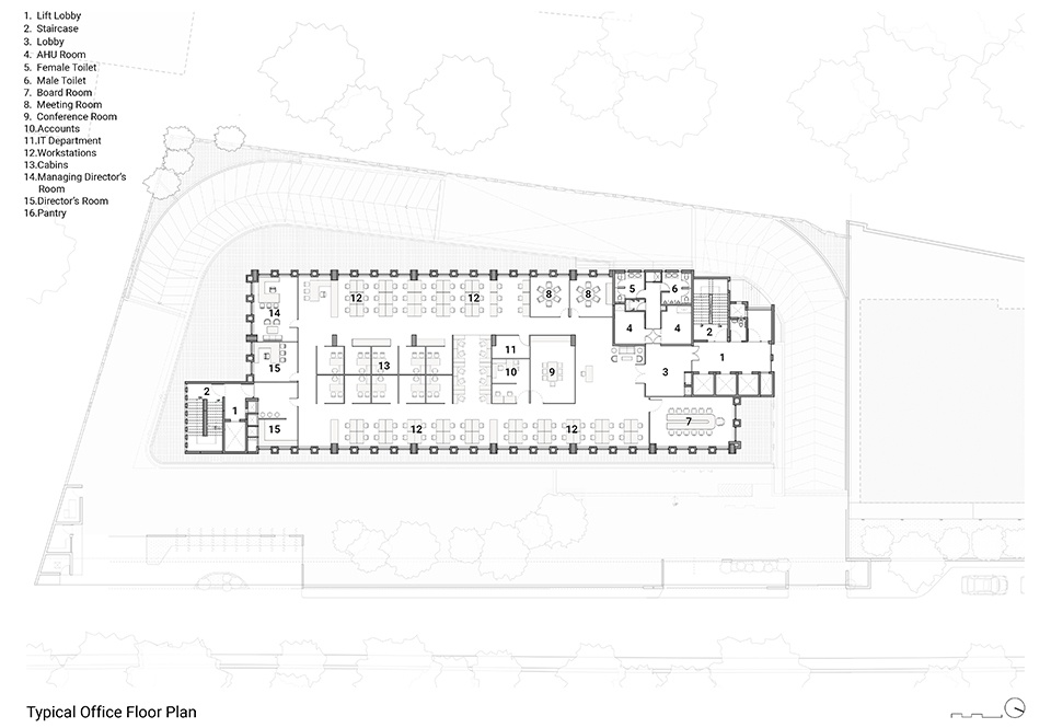 新德里 Ma· House 办公大楼丨印度新德里丨Studio Lotus-85