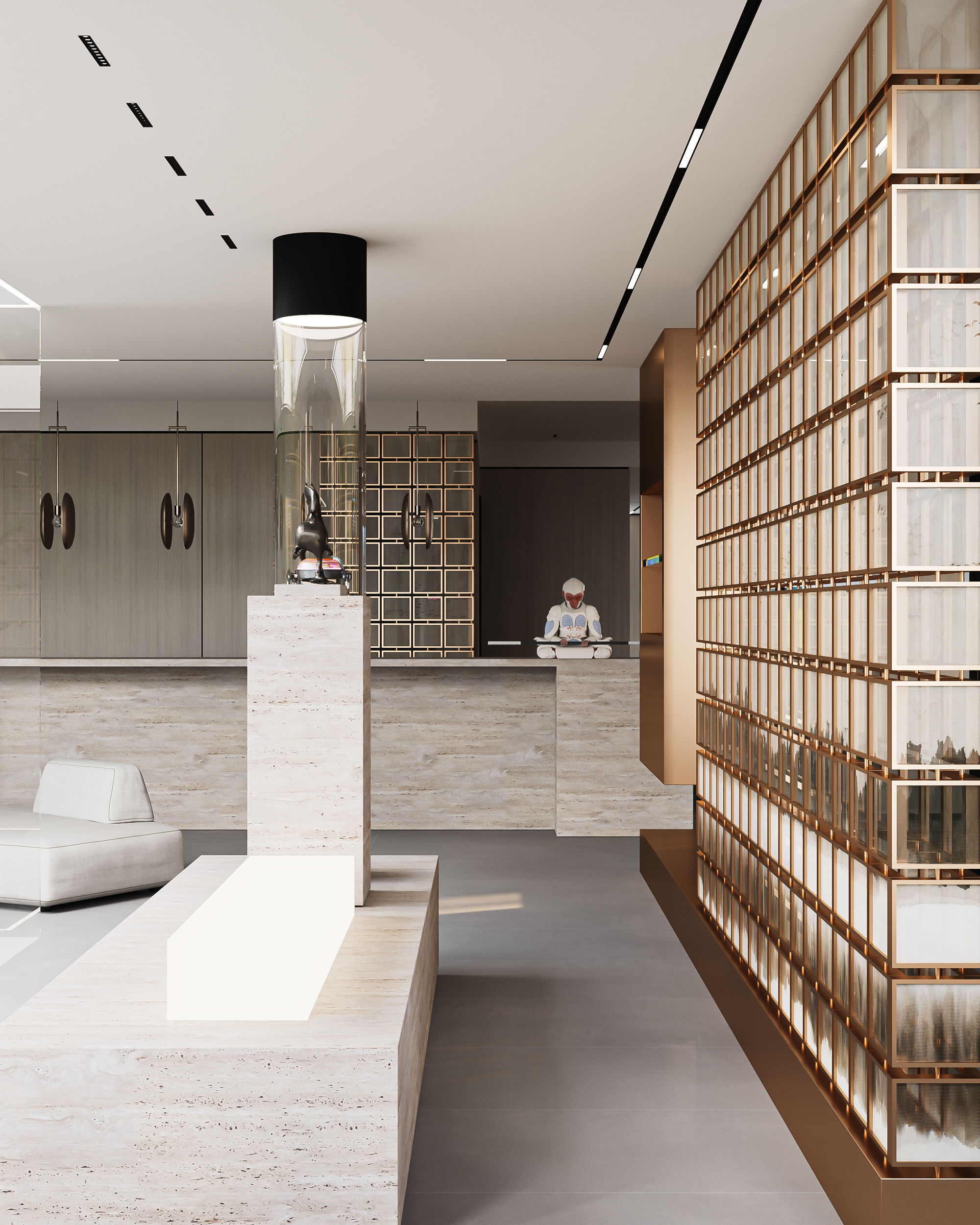 “治愈系”办公空间庭院设计丨图夫 x 金该-23