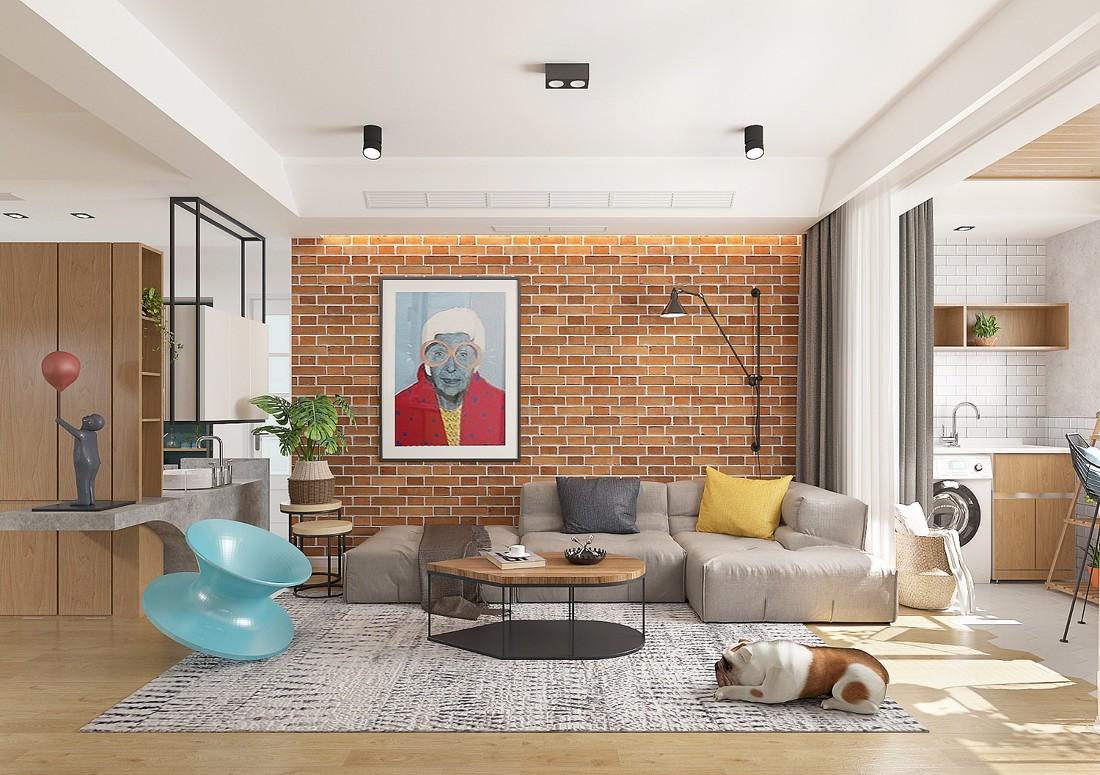 动线优化，自然色彩打造精致小公寓-6