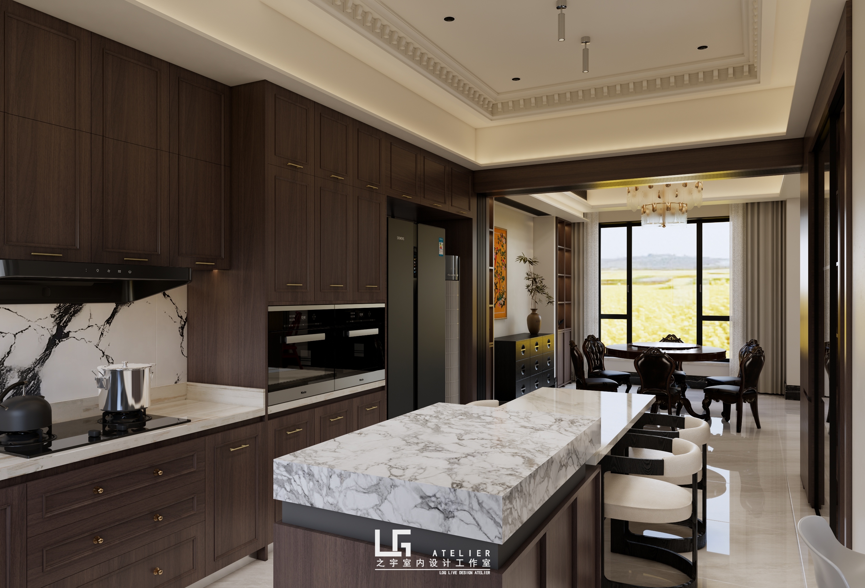 当东方遇上西方,自建房的“混血美学”丨中国杭州丨之宇设计-16