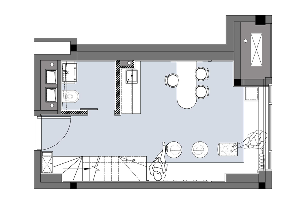 德方圆 | ​西安环球中心小公寓，有细部才高级！-41