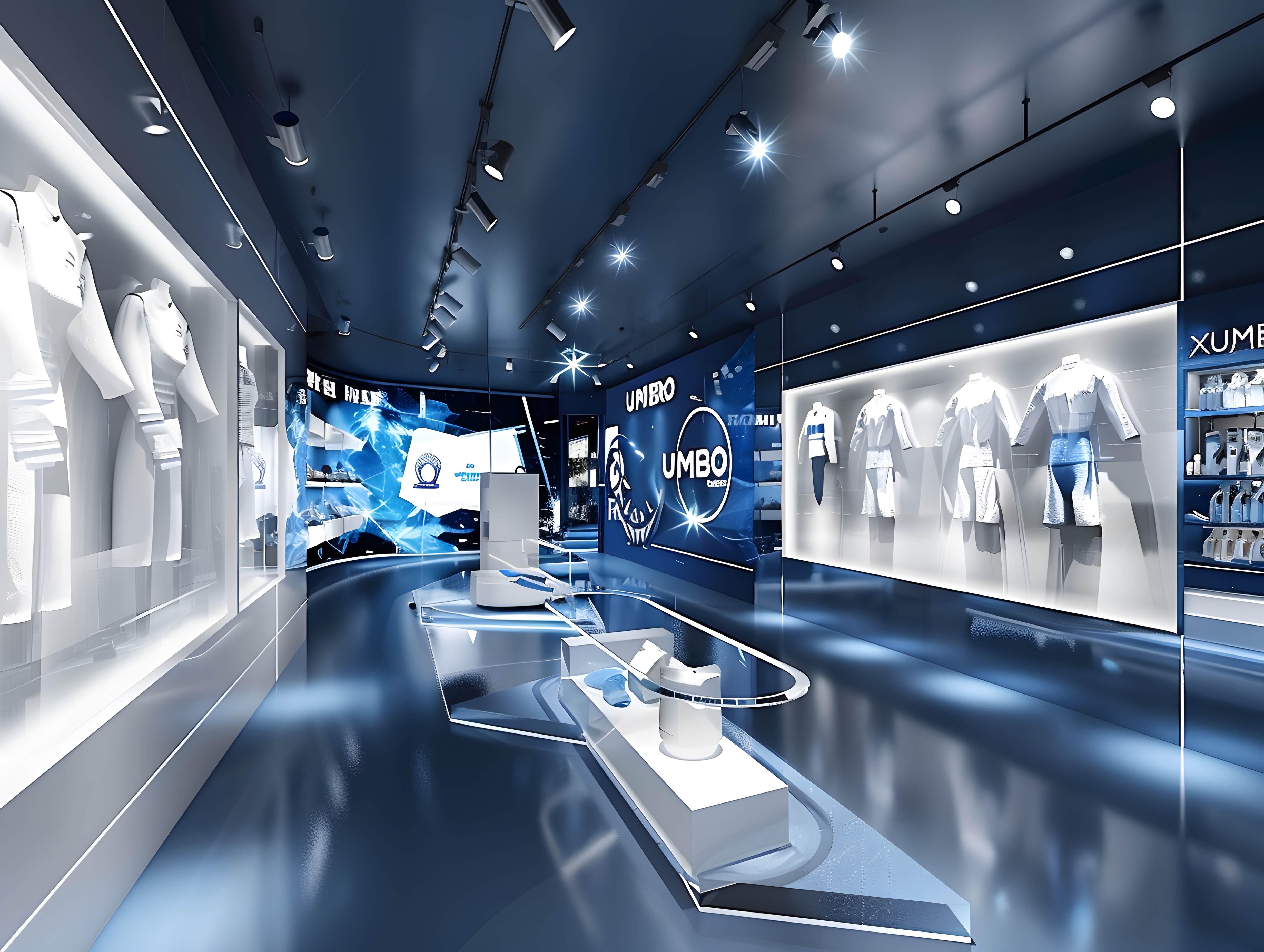 The design of the Umbro sales area exhibition hall-21