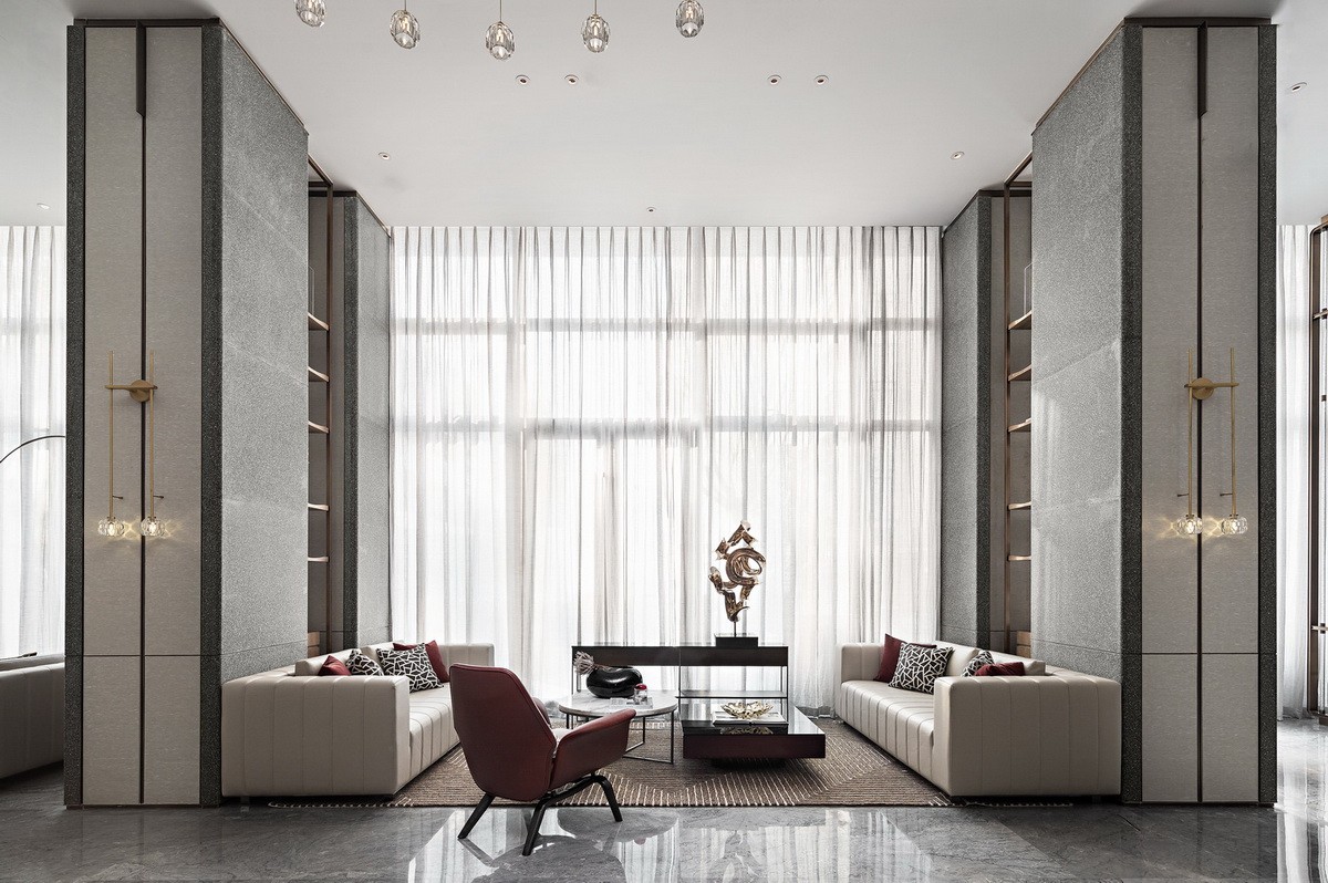 湾区之眼,时代律动——中山万科西湾汇销售中心室内设计-10