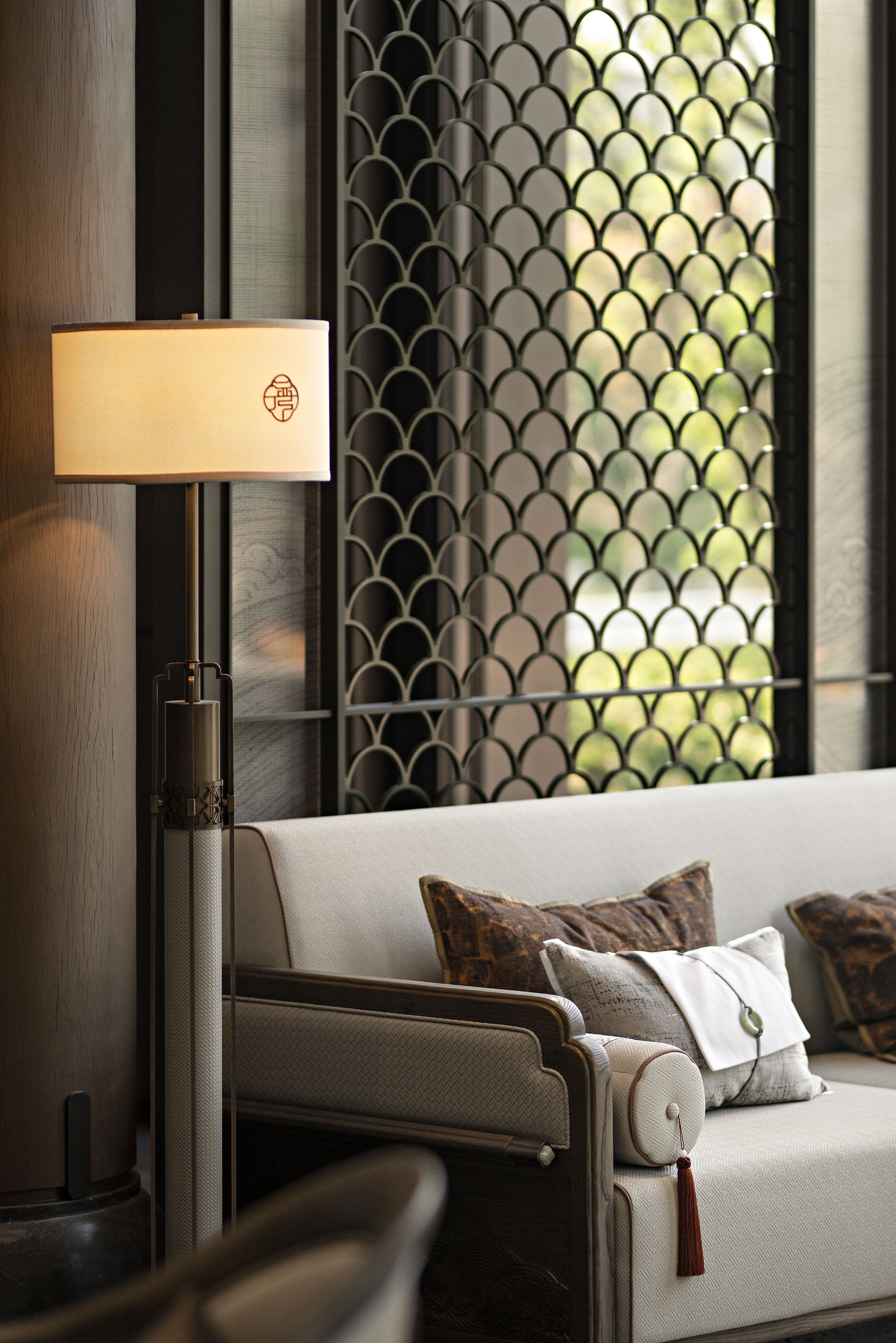 1000㎡中式售楼处丨盘石设计-24