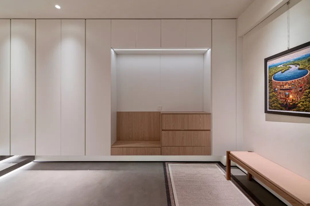 BENSONDESIGN原创设计丨400㎡被自然环绕的极简别墅-8