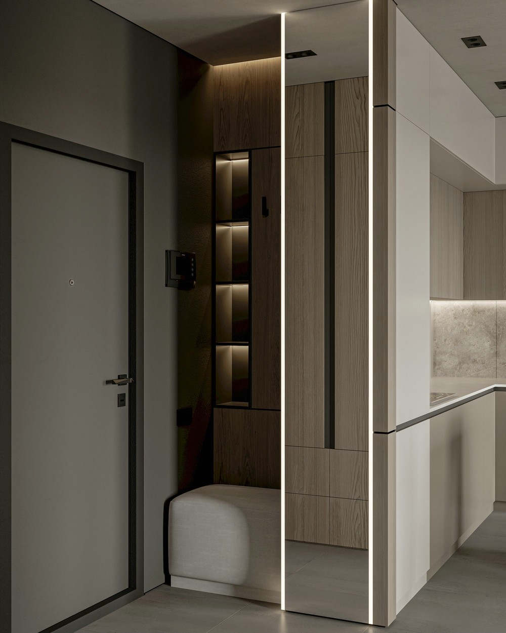 91㎡简约风住宅设计 既精致又有质感！-0