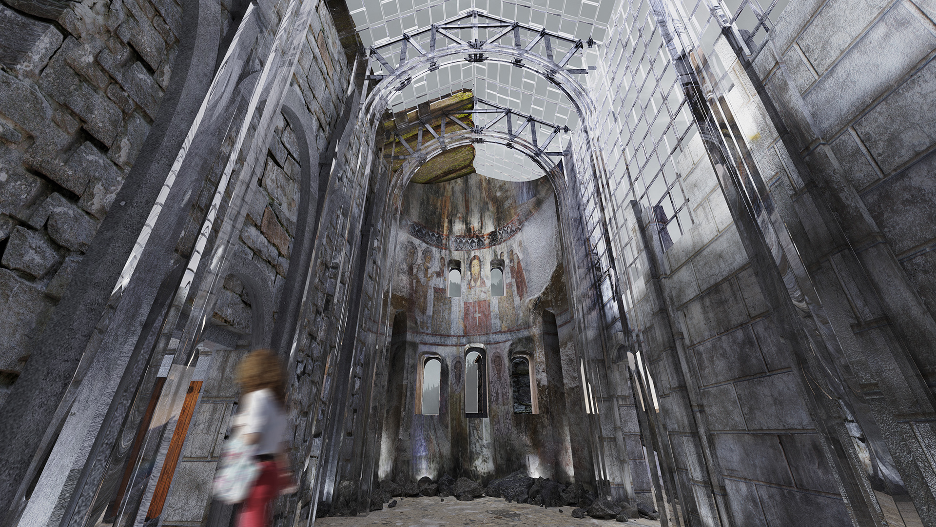 Kobayr 修道院修复项目丨亚美尼亚洛里-52