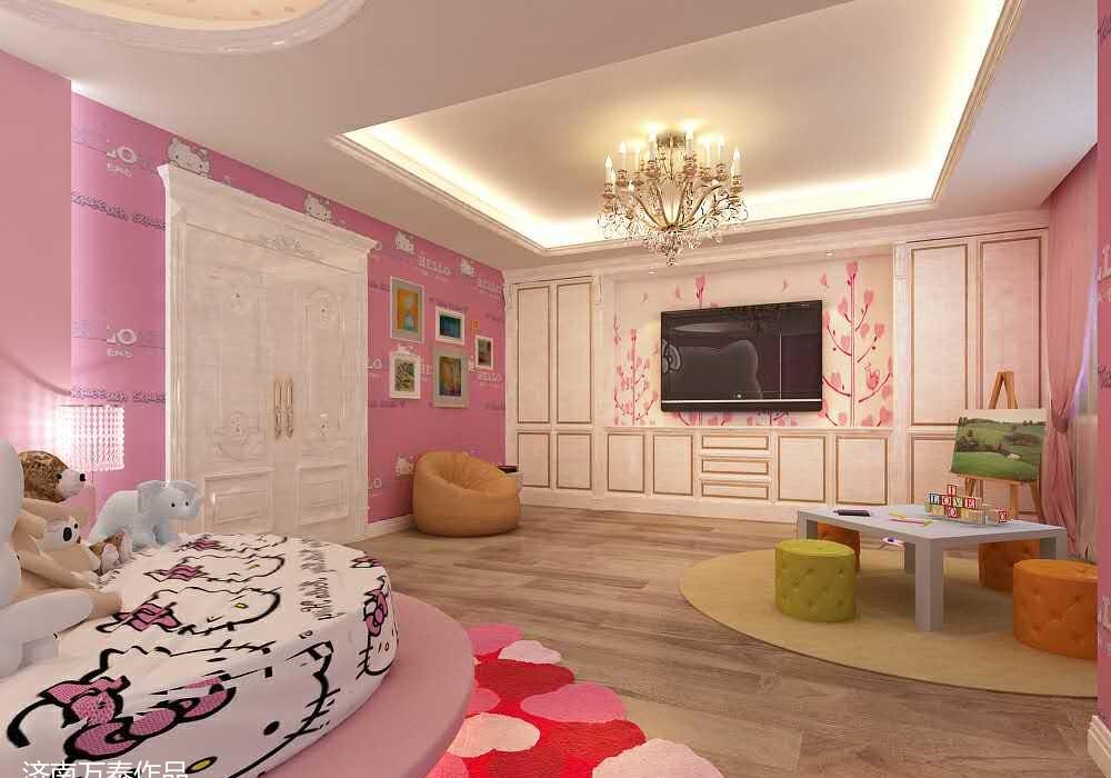 
济南章丘莱蒙湖370户型别墅装修新古典风 -11