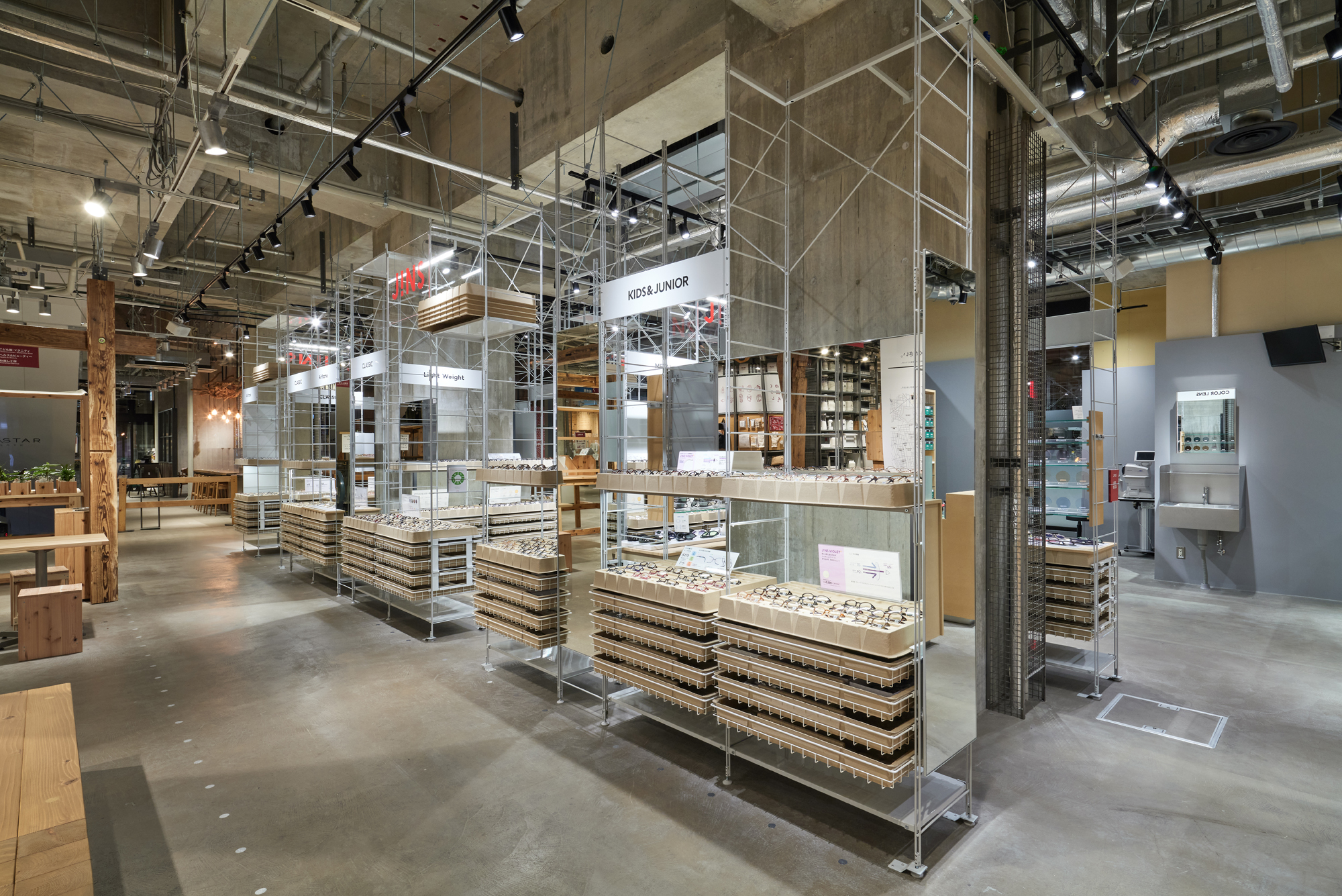 JINS 睛姿函馆店丨日本丨Schemata Architects + Jo Nagasaka-38