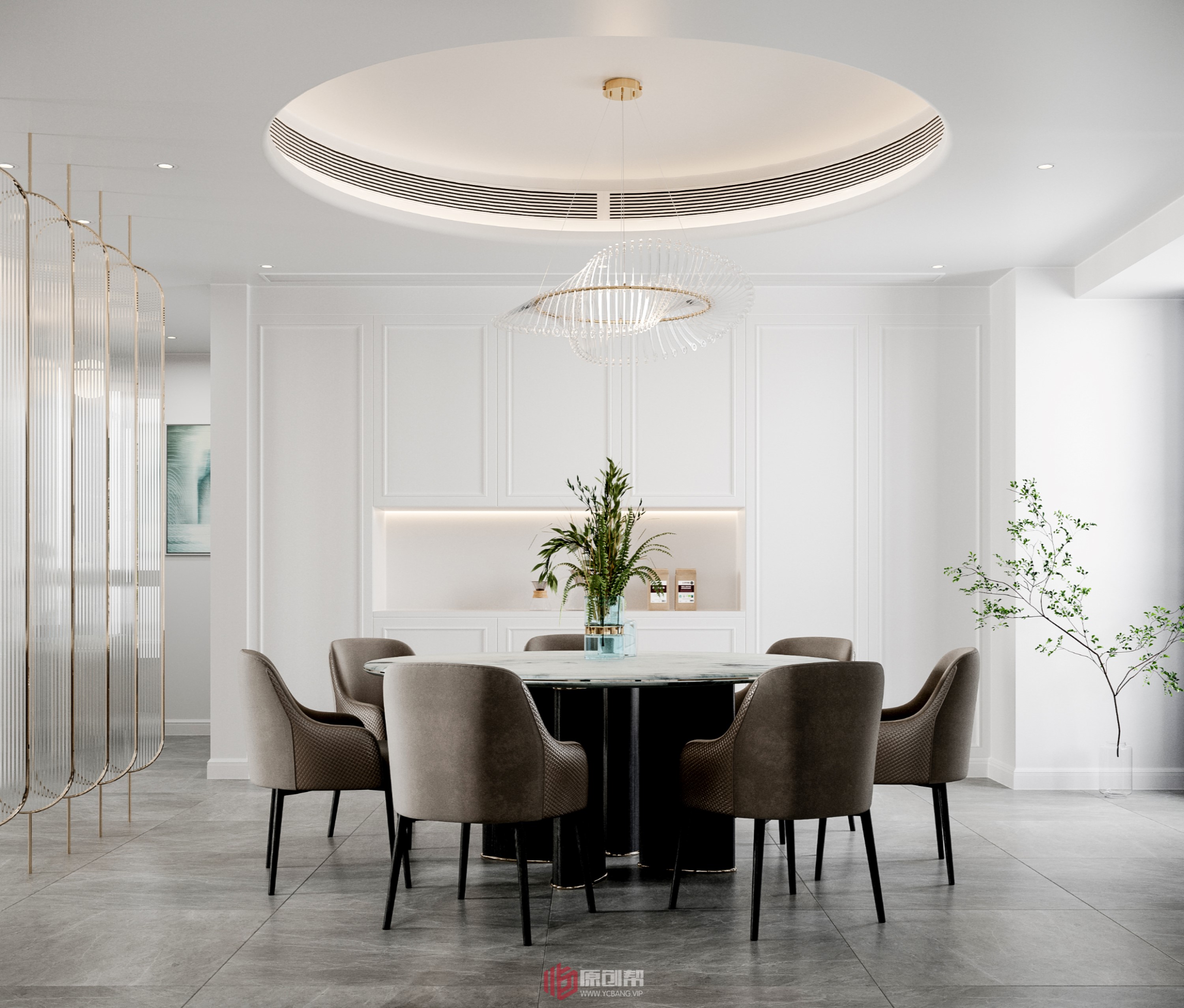 法式别墅设计丨MR.HEDesign何皓作品-6