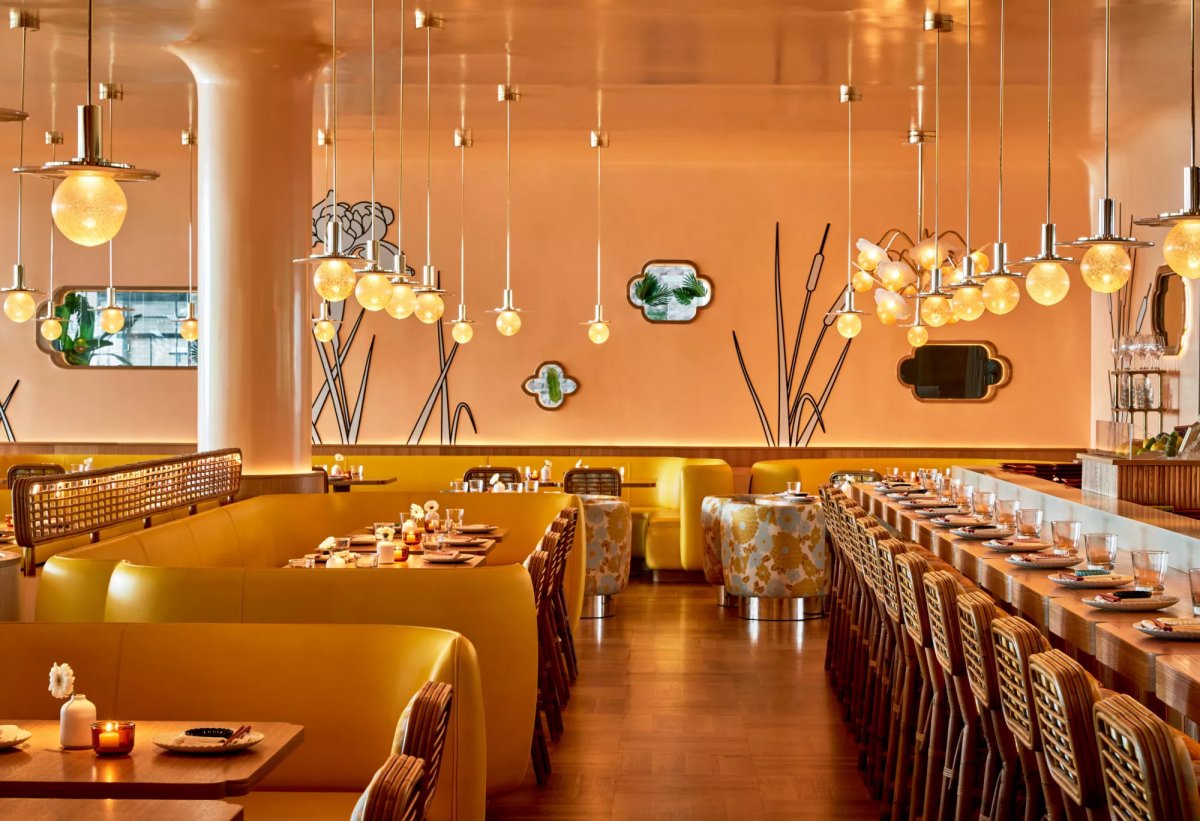 Makoto 餐厅设计丨美国迈阿密丨India Mahdavi-1