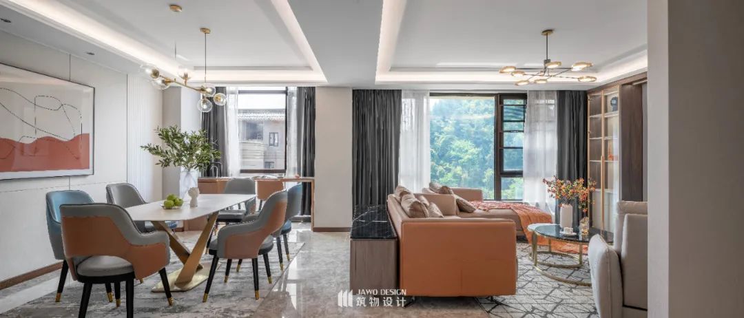 贵阳新世界 248㎡现代轻奢四口之家丨中国贵阳丨筑物设计-17