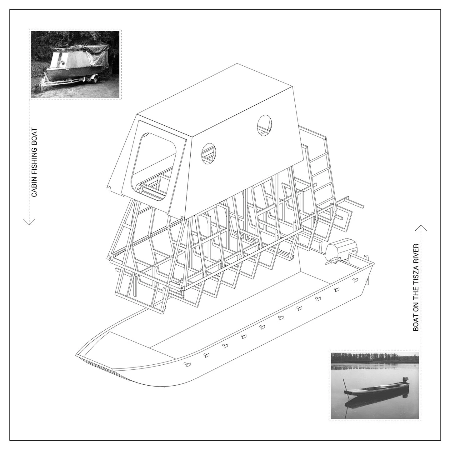 Sneci 湖缇萨小型船屋丨匈牙利丨Benetamas-38