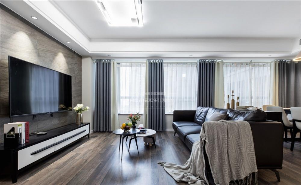 88 平现代简约家居,黑白灰变奏曲-19