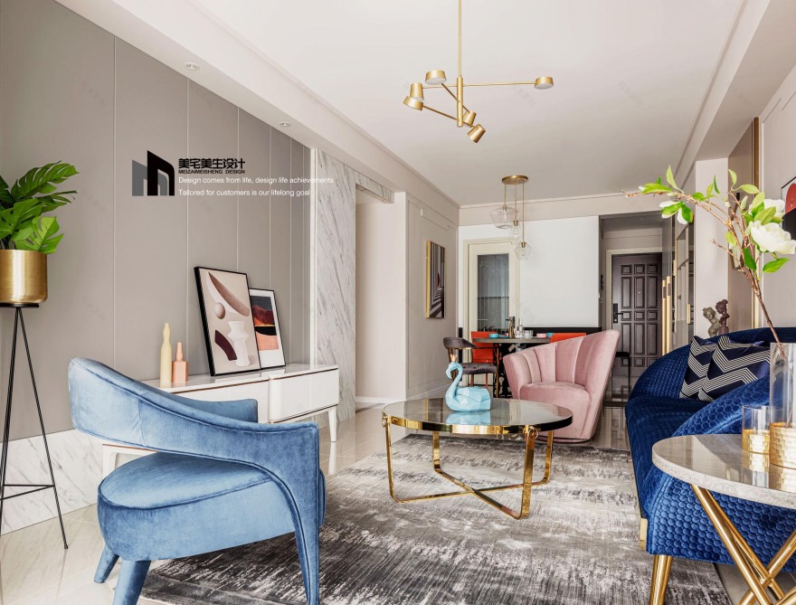 糖果色武汉公寓,打造浪漫梦幻空间-15