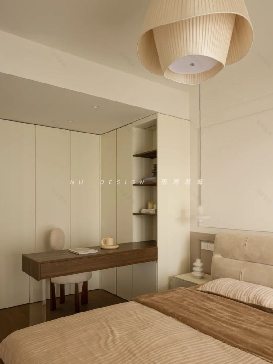 奶油中古 · 浙江杭州 89㎡居室设计丨中国杭州丨浙江南鸿装饰-45