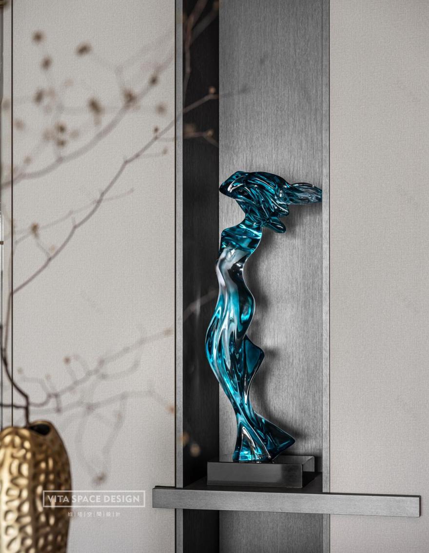 半岛城邦 138㎡原木风样板间丨维塔空间设计-30