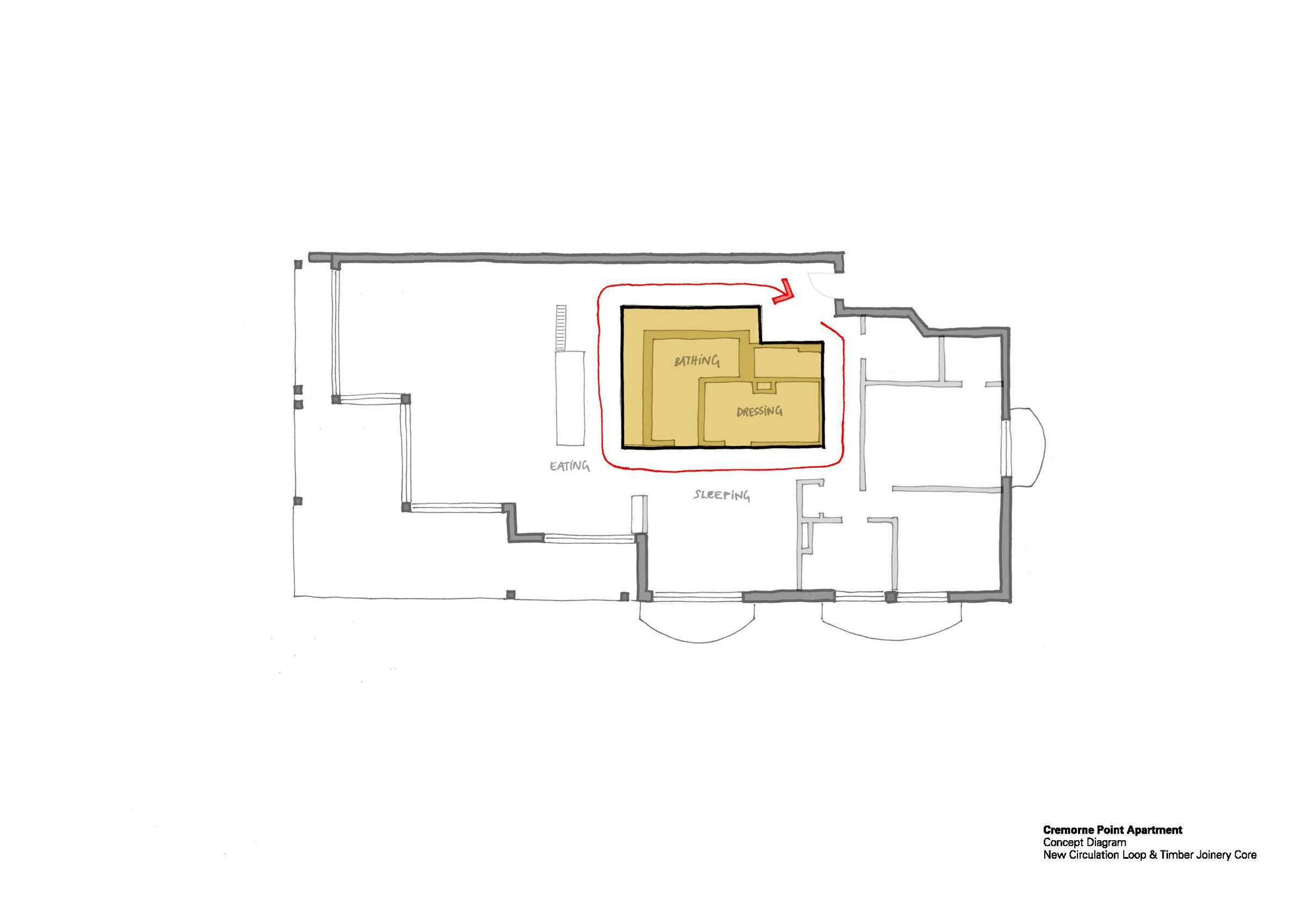 悉尼 Cremorne Point 公寓丨澳大利亚悉尼丨studioplusthree-19