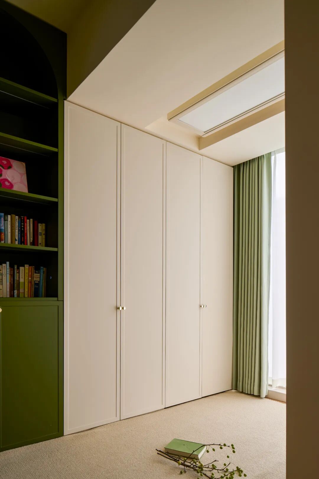 如愿实景｜岭秀名苑51㎡，在白与绿之间写下一首有关家的舒缓诗篇-34