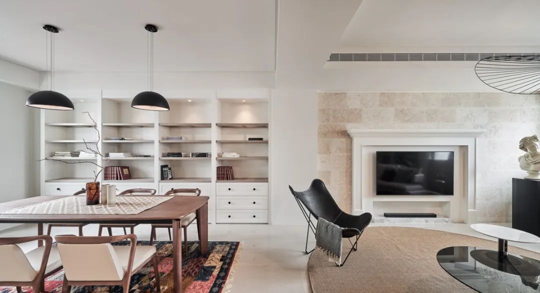 咖啡色调的佛系复式楼设计丨大树装饰-15