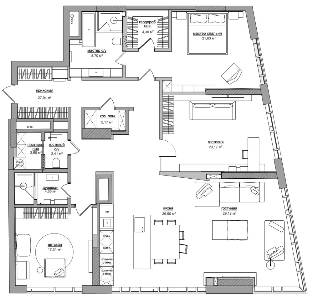 E House 豪宅丨俄罗斯丨Artem Babayants 工作室-120